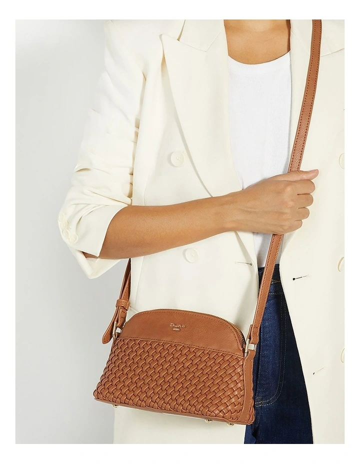 Distinct Crossbody Bag in Tan image 2