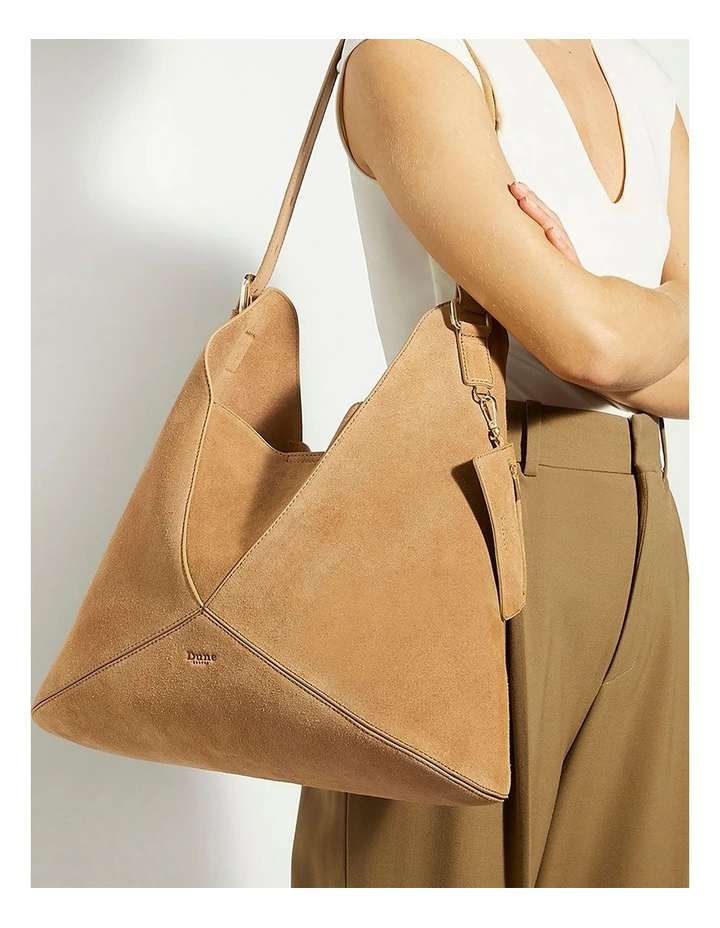 Dearest Slouch Tote in Tan image 2
