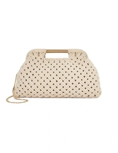 Elsabeth Clutch in Cream
