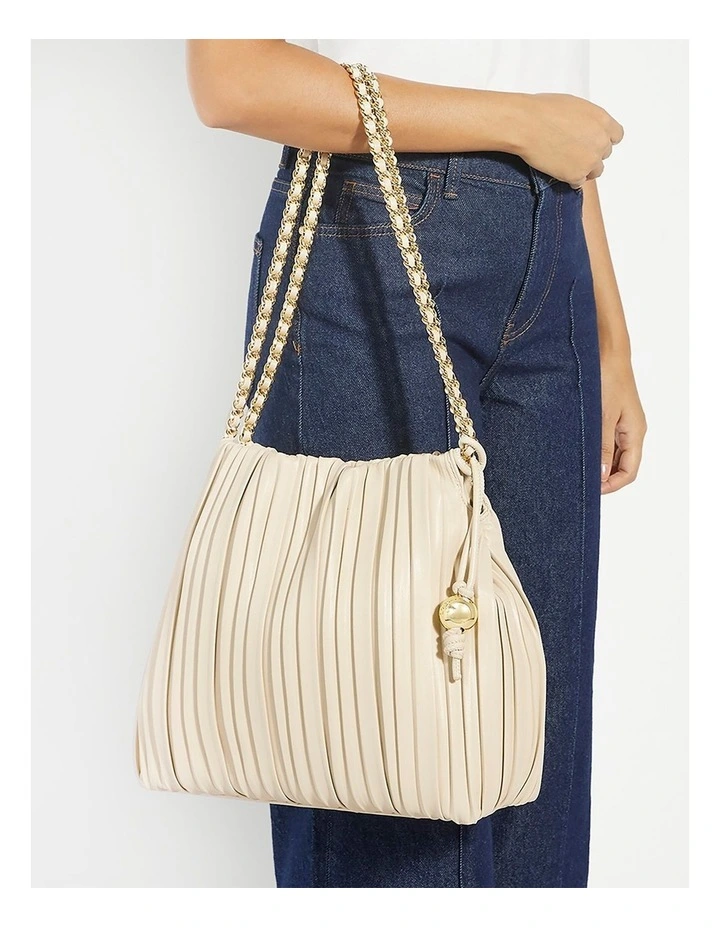 Dominic Slouch Tote in Cream image 2