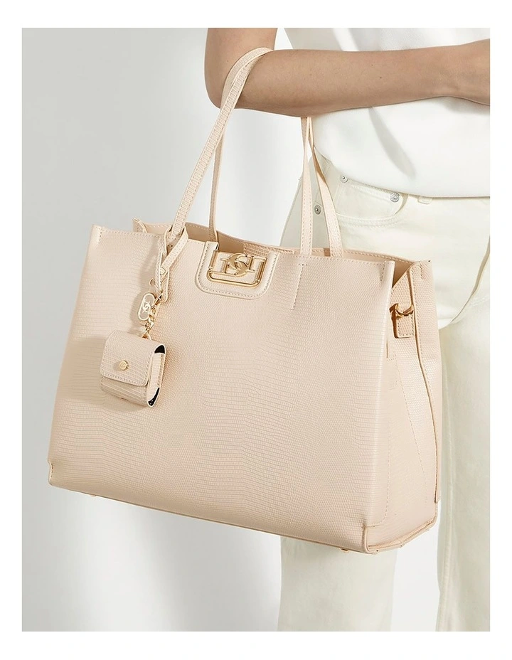 Direct Tote Bag in Ecru image 2