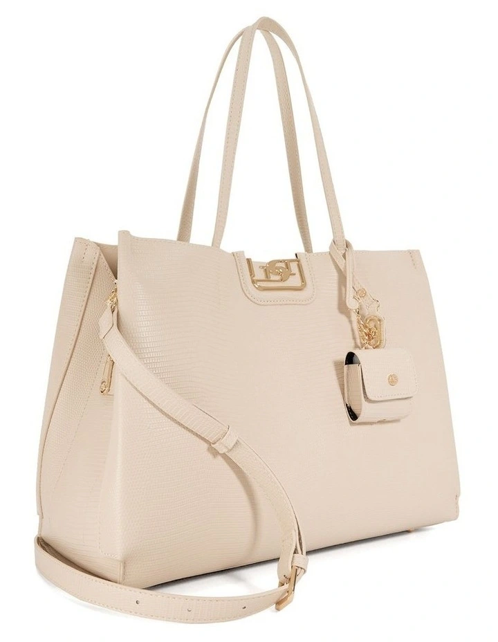 Direct Tote Bag in Ecru image 3