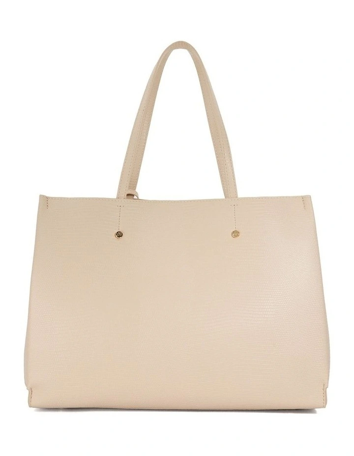 Direct Tote Bag in Ecru image 4