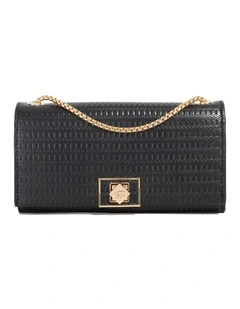 Serenities Crossbody Clutch in Black