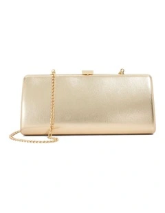 Belinda Tear Drop Clutch in Gold
