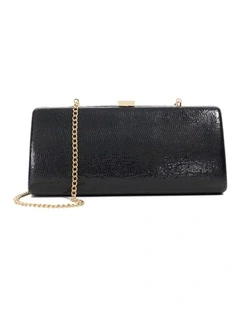 Belinda Tear Drop Clutch in Black