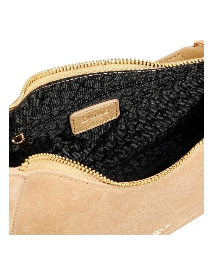 Direction Asymmetric Shoulder Bag in Taupe image 4