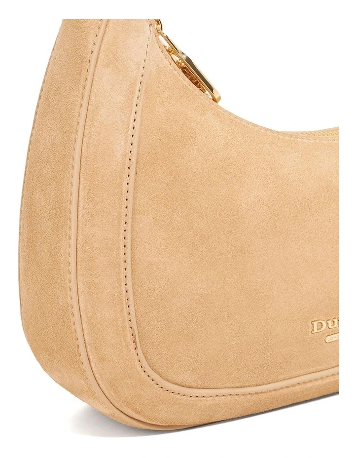 Direction Asymmetric Shoulder Bag in Taupe image 6
