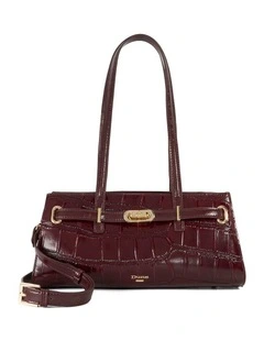 Depend Shoulder Bag in Burgundy