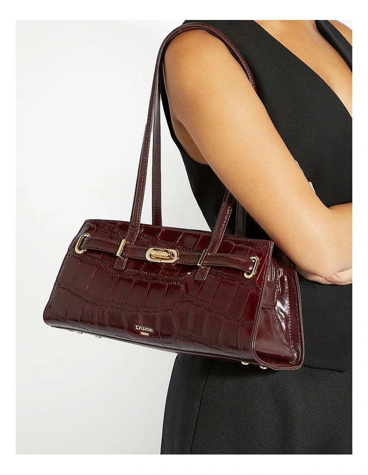 Depend Shoulder Bag in Burgundy image 2
