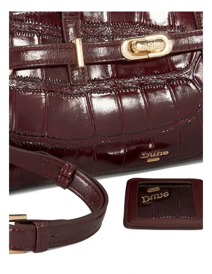 Depend Shoulder Bag in Burgundy image 6
