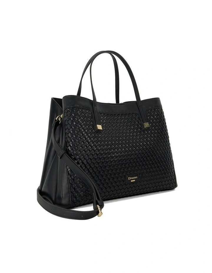 Deave Large Tote Bag in Black image 2