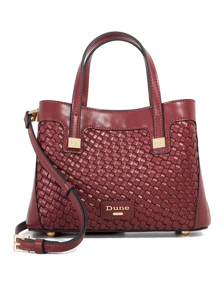 Deavie Mini Tote Bag in Burgundy image 1