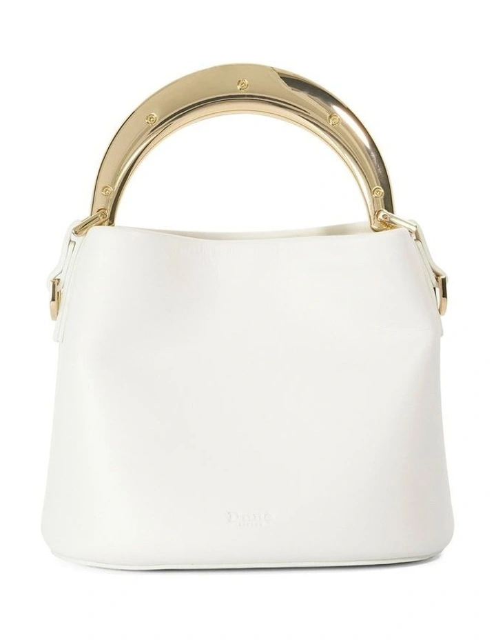 Dharla Top Handle Bag In White image 5