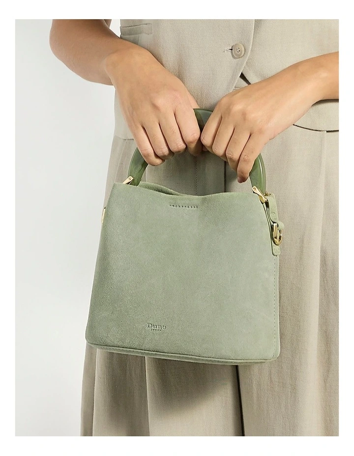Dharla Top Handle Bag in Sage image 2