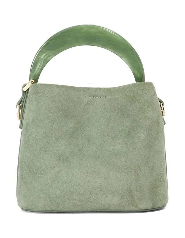 Dharla Top Handle Bag in Sage image 5