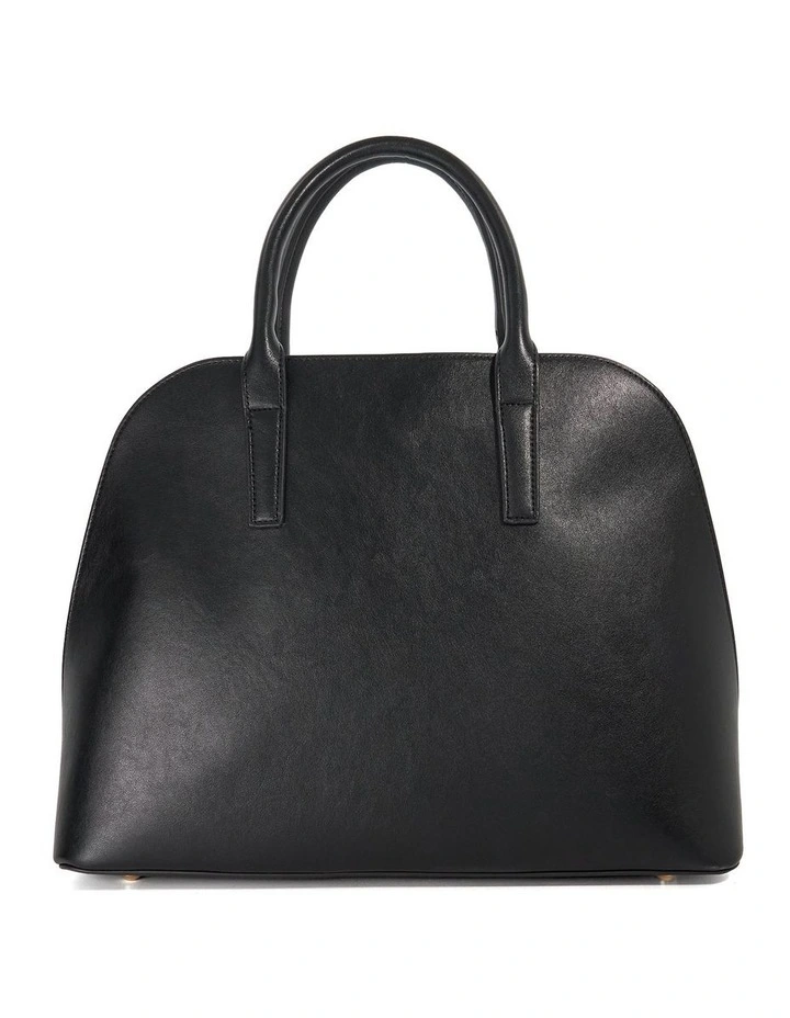 Dandelions Large Paneled Tote in Black image 4