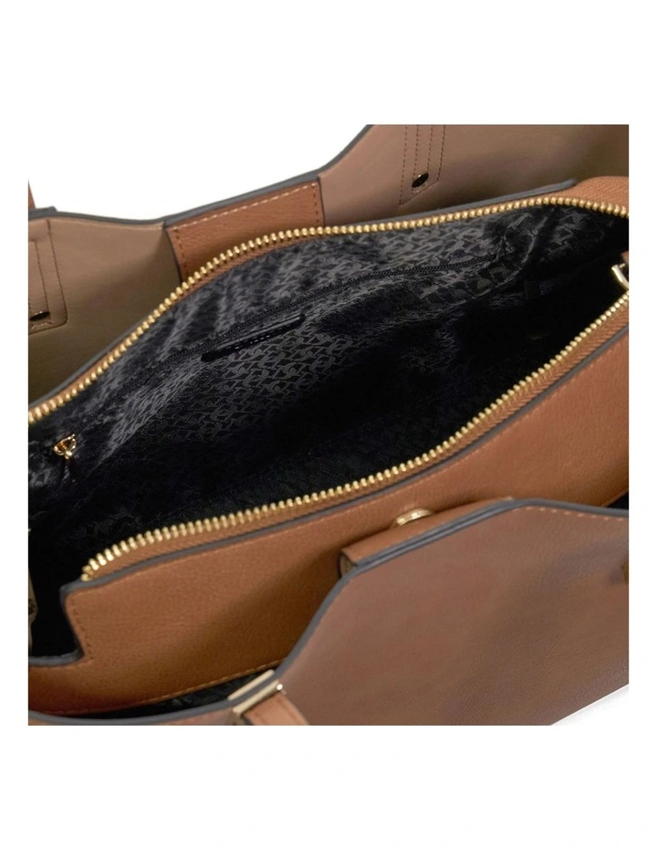 Dorry Tote Bag In Tan image 4