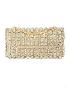 Elabourate Clutch In Gold