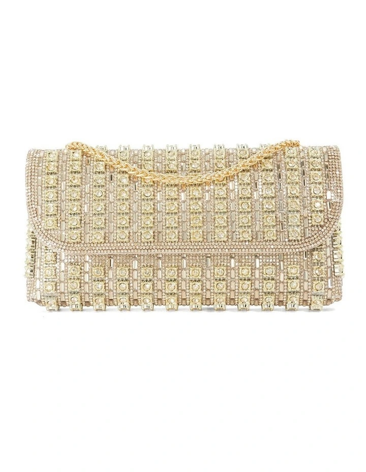 Elabourate Clutch In Gold image 1