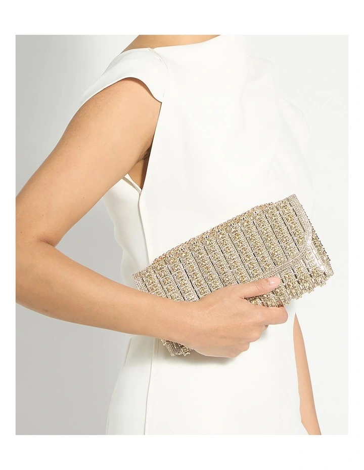 Elabourate Clutch In Gold image 2