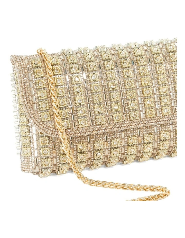 Elabourate Clutch In Gold image 6