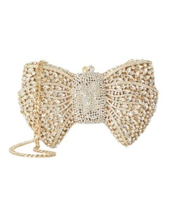 Enchant Clutch Bag In Gold