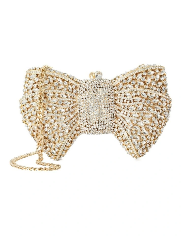 Enchant Clutch Bag In Gold image 1