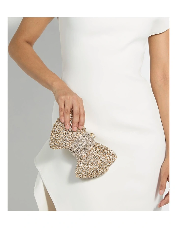 Enchant Clutch Bag In Gold image 2