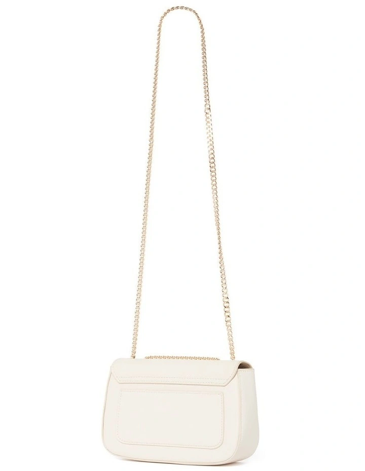 Raya Lock Crossbody Bag in Ivory image 2