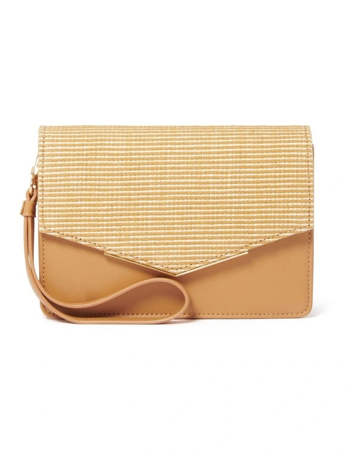 Waverly Weave Phone Purse in Brown image 1