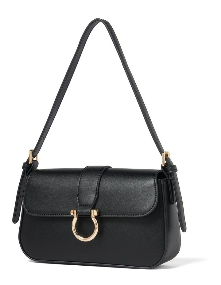 Maia Shoulder Bag in Black image 2