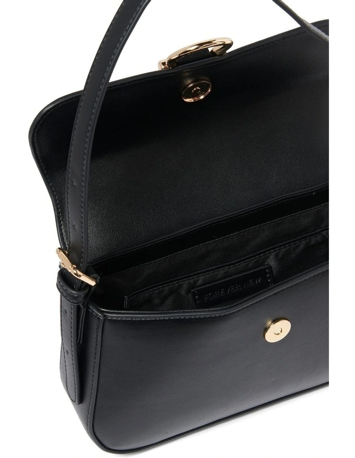Maia Shoulder Bag in Black image 3