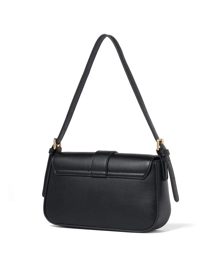 Maia Shoulder Bag in Black image 4
