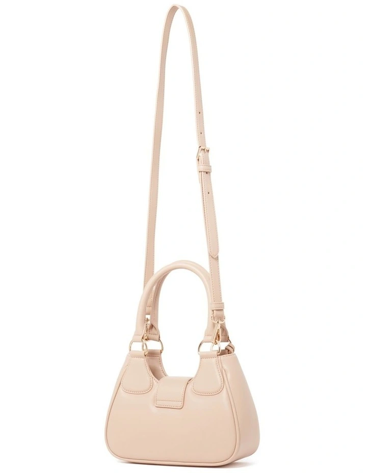 Signature Madison Buckle Moon Bag in Natural image 4