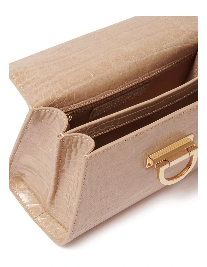 Signature Vivian Mini Top Handle Bag in Natural image 2
