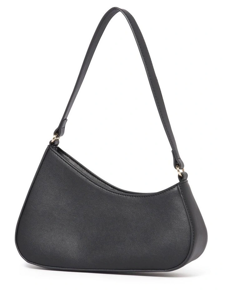 Shelley Scoop Bag in Black image 4