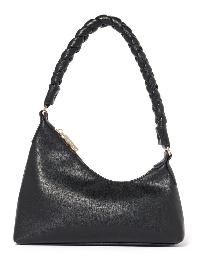 Kora Scoop Plait Bag in Black