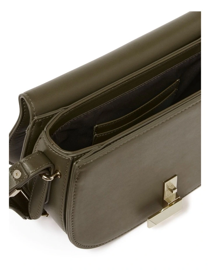 Amber Saddle Bag in Green image 2