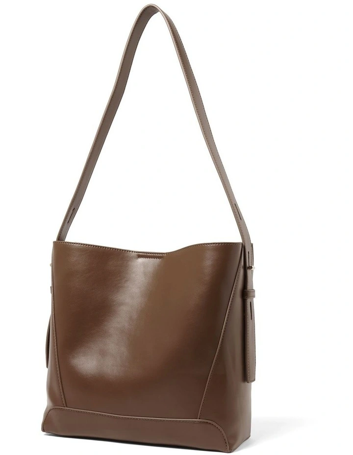 Sophia Slouch Shoulder Bag in Chocolate image 4
