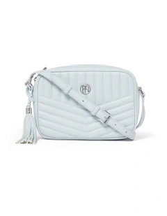 Signature Quinn Quilted Camera Bag in Blue