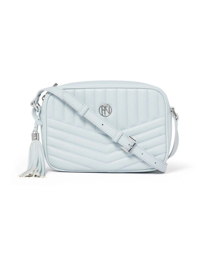 Signature Quinn Quilted Camera Bag in Blue image 1