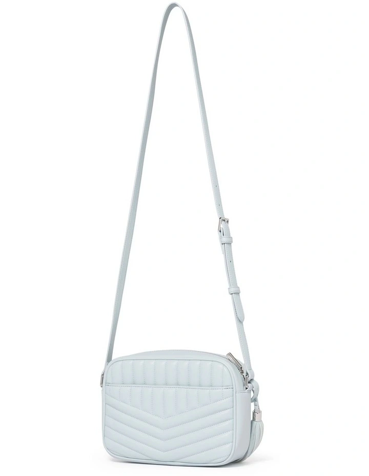 Signature Quinn Quilted Camera Bag in Blue image 2