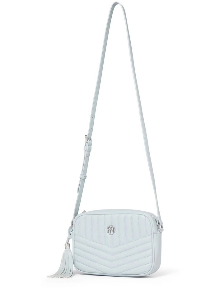 Signature Quinn Quilted Camera Bag in Blue image 3