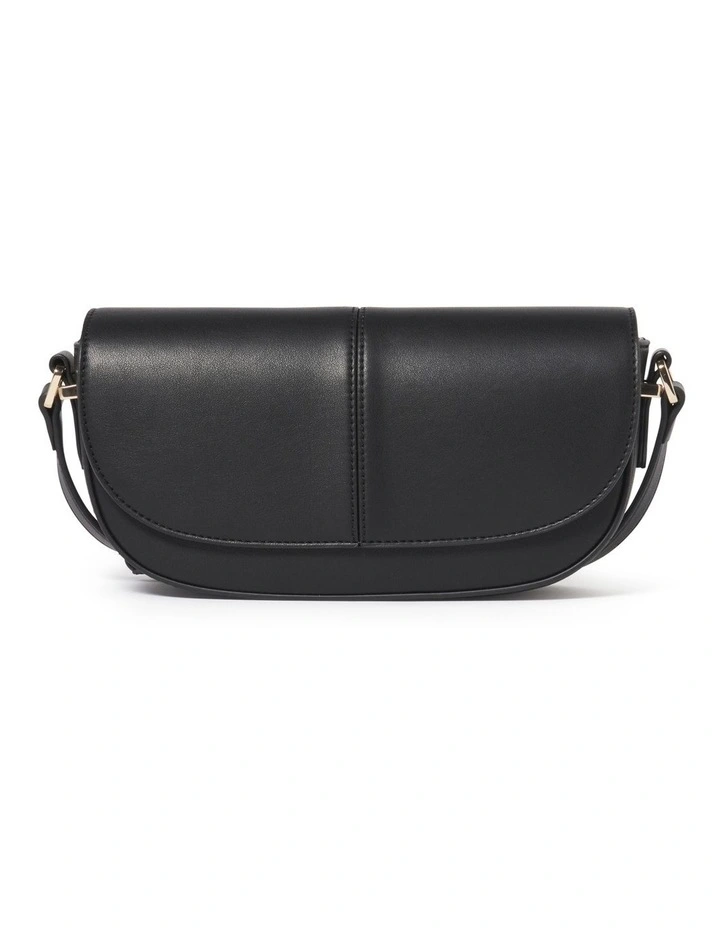 Signature Cindy Shoulder Bag in Black image 1
