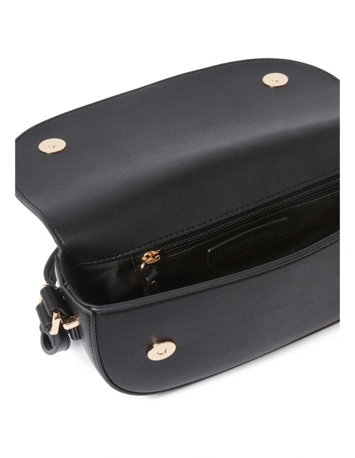 Signature Cindy Shoulder Bag in Black image 3