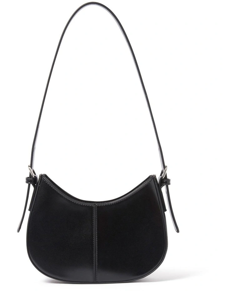 Jasmine Scoop Shoulder Bag in Black image 1