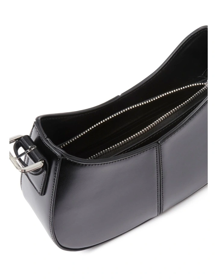 Jasmine Scoop Shoulder Bag in Black image 2