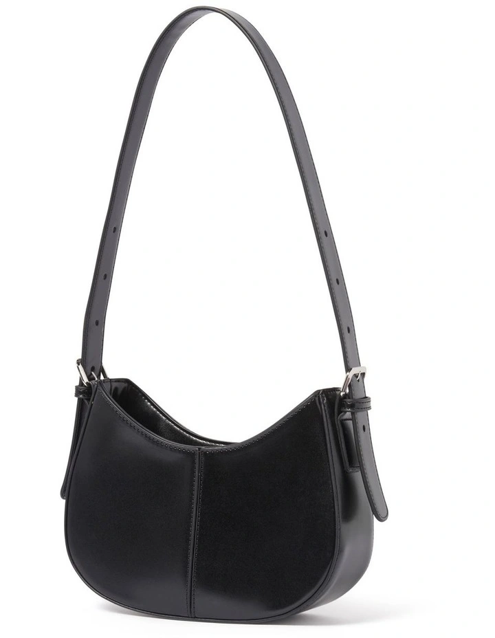Jasmine Scoop Shoulder Bag in Black image 3