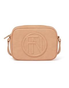 Forever New Signature Lexie Logo Camera Bag in Camel